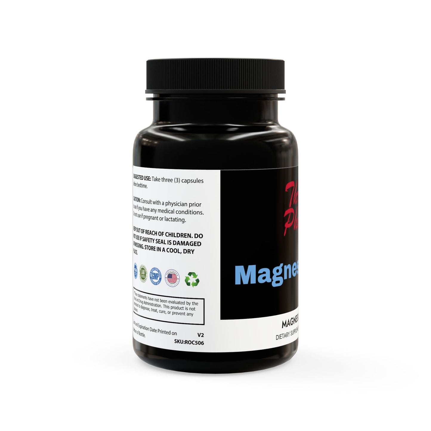 Magnesium Zinc Supplement (90 Capsules)