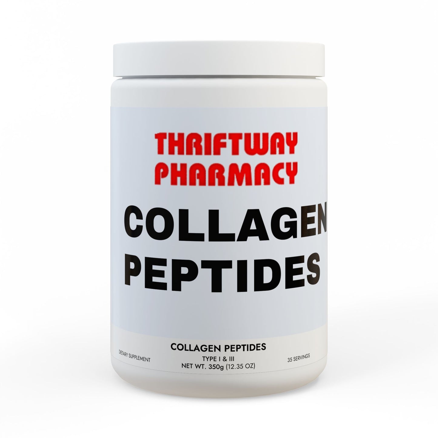 Collagen Peptides Type I & III Supplement (350g, 12.3oz)