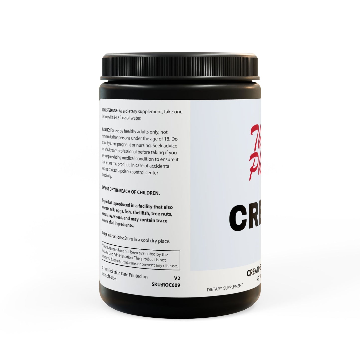 Creatine Monohydrate Supplement (300g, 10.58oz)